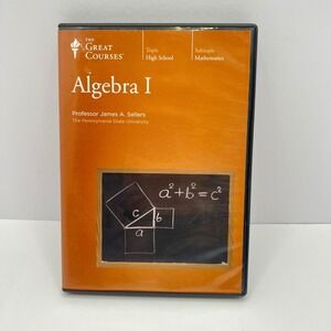 The Great Courses Algebra I High School 6-DVDs Math Education Study Homeschool